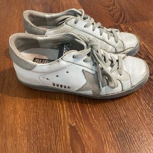 Well loved Golden Goose Superstar size 35